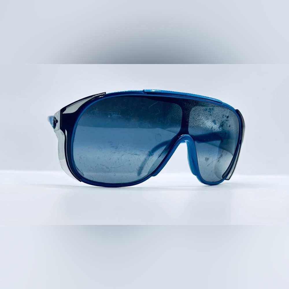 Vintage ZEE TI Z87 Blue Shield Sunglasses Frames Only